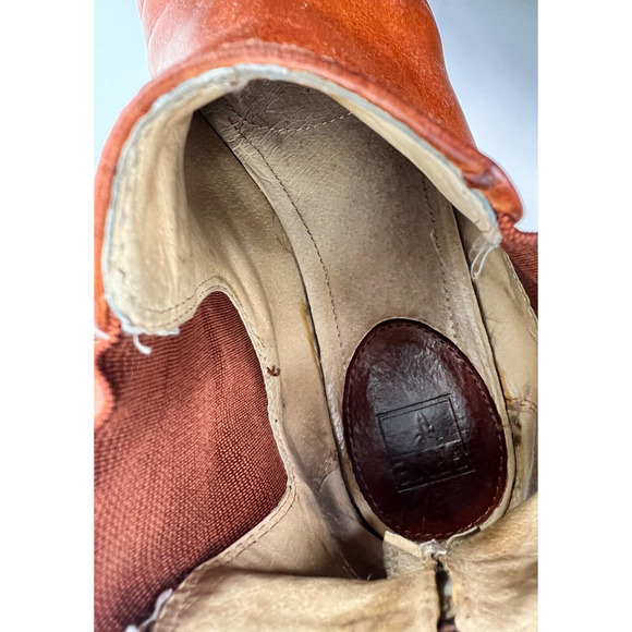 Frye Boots Jillian Chelsea Ankle Bootie Leather Whiskey 3474393 Women's Size 8M - Picture 9 of 10
